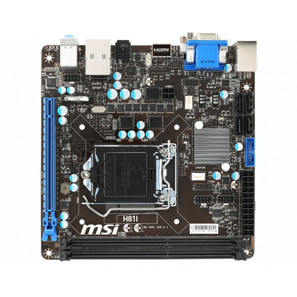 MSI H81I LGA1150 Motherboard