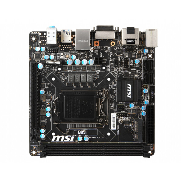 MSI B85I Mini ITX Socket 1150 Moederbord