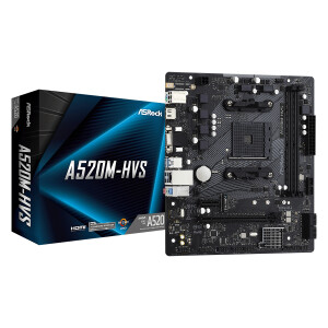 ASrock A520M-HVS AMD AM4 Motherboard