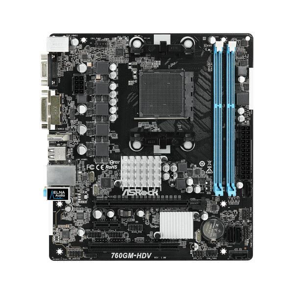 ASRock 760GM-HDV AMD AM3 motherboard