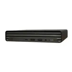 HP Elitedesk 800 G6 Mini PC i5-10500t - 16GB - 256GB SSD Wifi 6 - Windows 11, achterkant met poorten