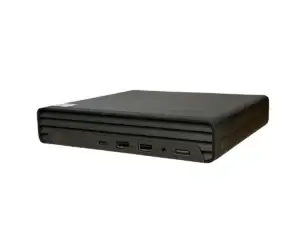 HP 260 G4 Mini PC i5-10210u - 8GB - 256GB SSD - Windows 11, rechterzijkant met USB-poorten en aansluitingen zichtbaar
