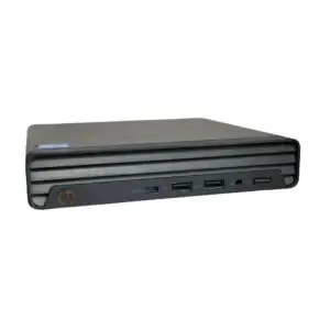 HP Pro mini 260 G9 Mini PC i5-1235u - 16GB - 256GB Nvme - Wifi6 - Windows 11, achterkant met poorten en aansluitingen zichtbaar