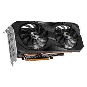 ASRock Radeon RX 6600 XT Challenger D 8GB OC - voorkant met dual-fan koelsysteem en zwarte shroud