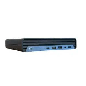 HP ProDesk 400 G6 Mini PC i5-10500t - 8GB - 256GB SSD - Windows 11, rechterzijde met USB-poorten zichtbaar