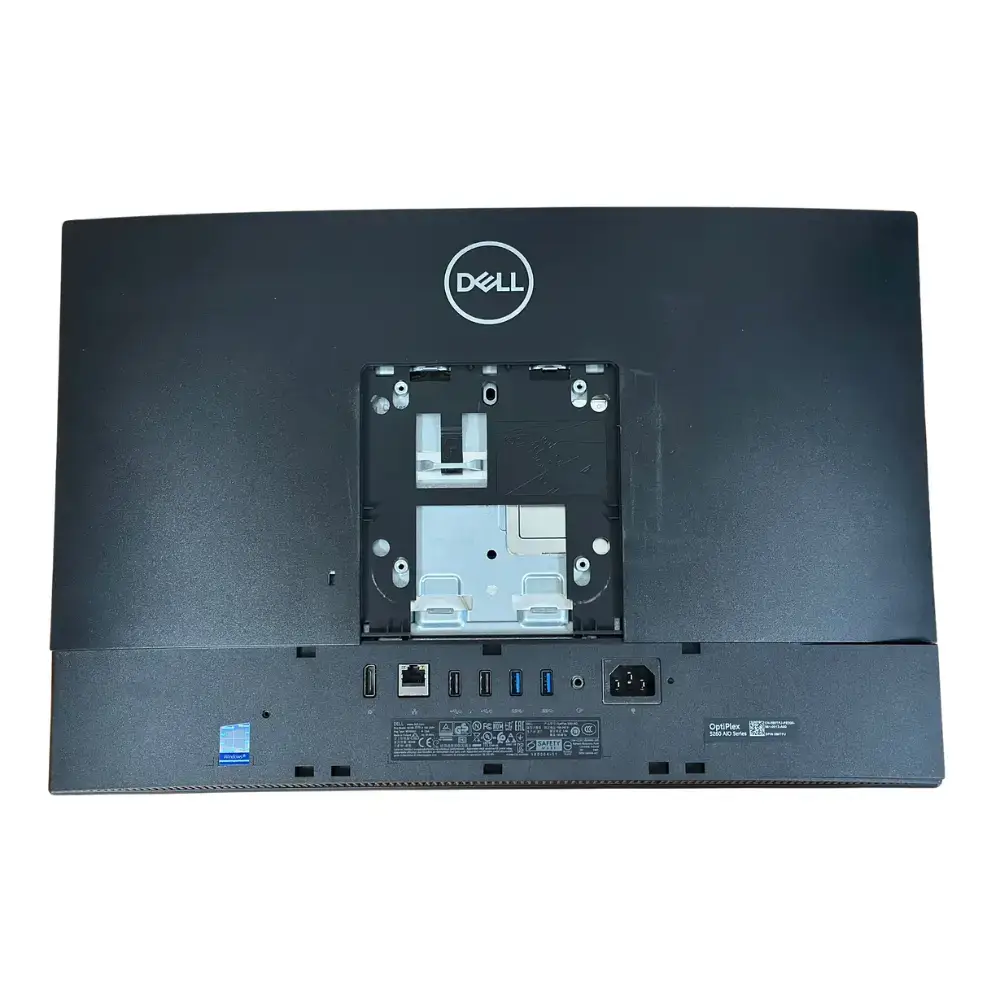 DELL OptiPlex AIO 5260 - 21.5 Inch - i5-8500 - 8GB - 256GB SSD - W11 Pro rear view showing back panel with ports and internal components exposed