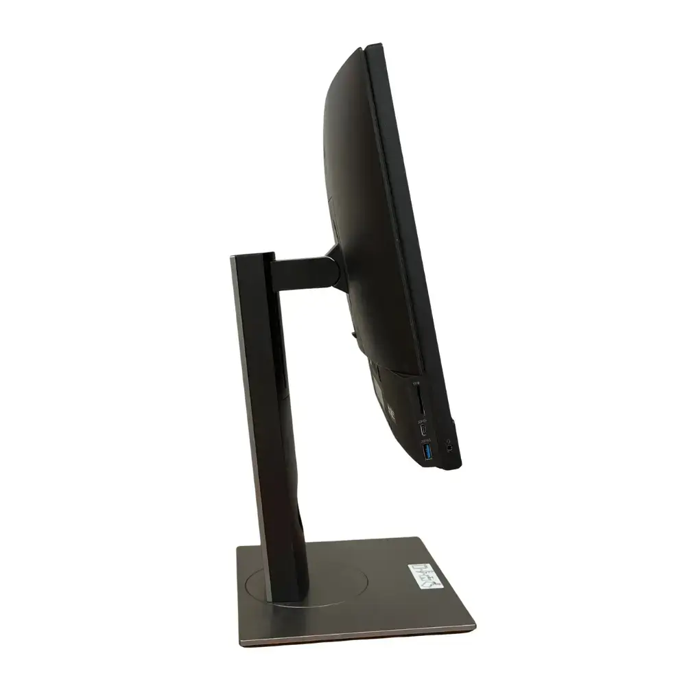 DELL OptiPlex AIO 5260 monitor stand and base accessory, side view showing adjustable stand arm and rectangular base