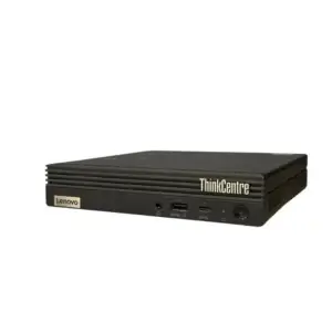 Lenovo ThinkCentre M75q Gen2 - Ryzen 3 Pro 4350GE - 128GB Nvme - 8GB - Windows 11, voorkant/bovenaanzicht