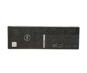 DELL OptiPlex 5090 Sff | i5-10500 | 16GB | 256GB Nvme | W11 Pro - Rechterzijkant met USB-poorten en bedieningselementen zichtbaar