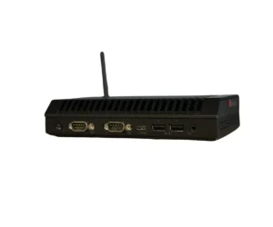 M90n-1 Desktop (ThinkCentre) - Type 11AH achterkant met seriële poorten, USB-poorten en antenne