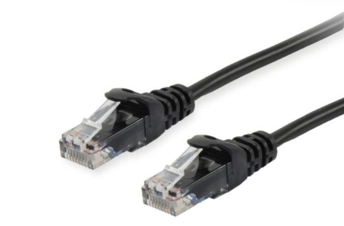 Equip 825451 Cat5e UTP Netwerkkabel RJ45 2 Meter Zwart Gigabit Ethernet Patchkabel